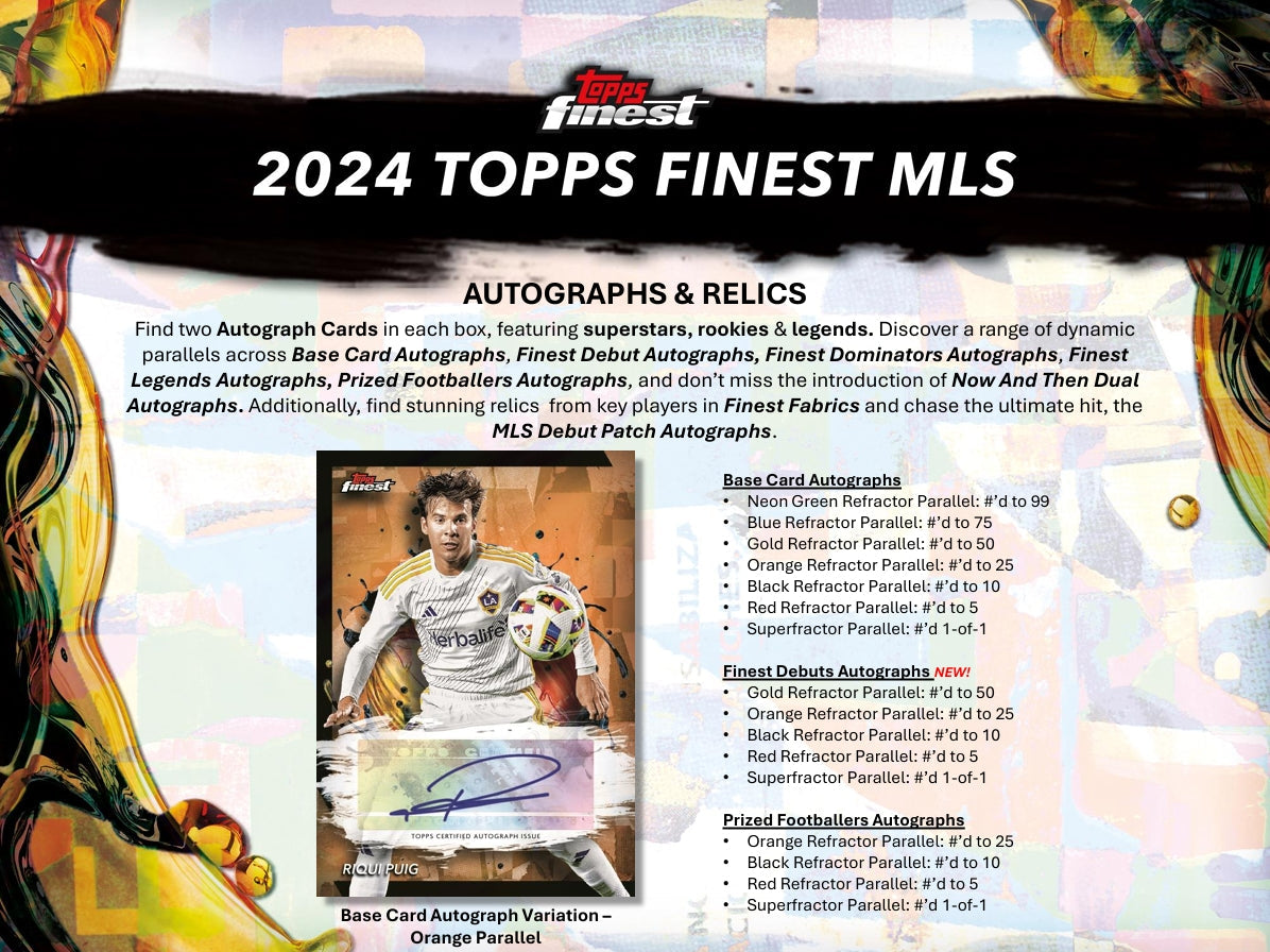 2024 Topps MLS Finest Hobby Box
