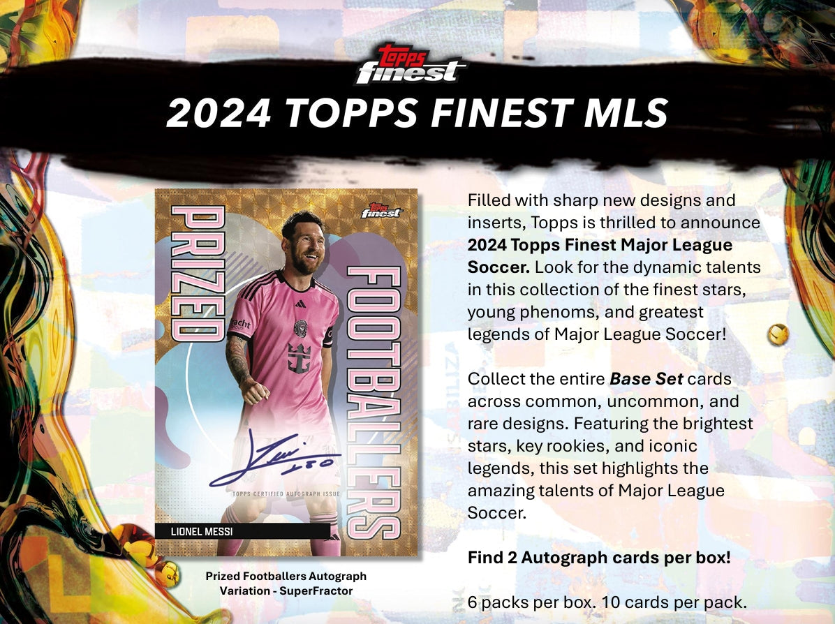 2024 Topps MLS Finest Hobby Box